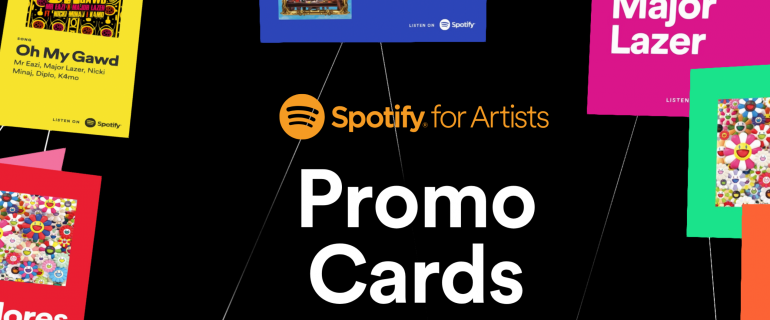 Spotify Promo Cards to customize your streaming promotion - Beatrising Distribution